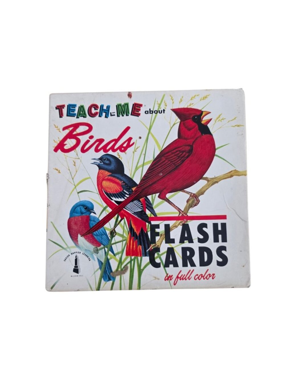 Vintage Teach Me About Birds Flash Cards Full Color 47 Cards Total